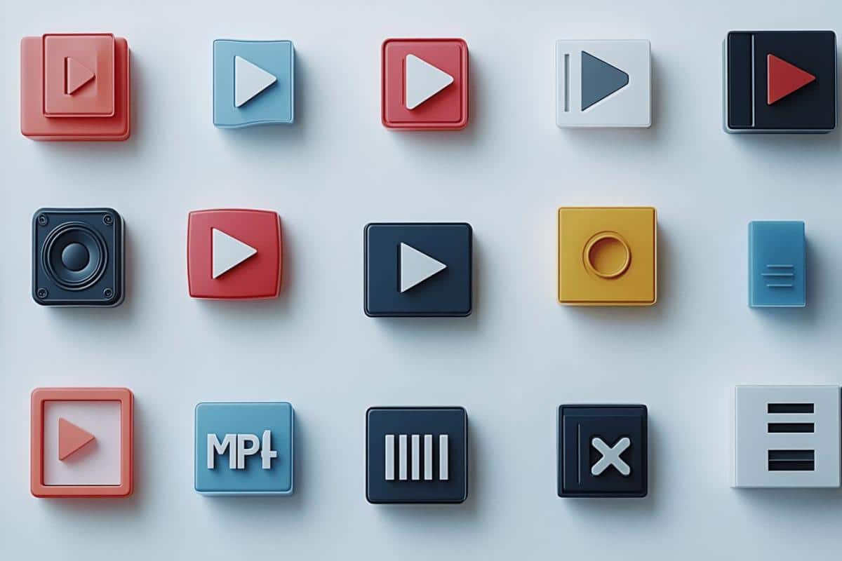 Trouvez 4 formats de fichier audio et/ou vidéo