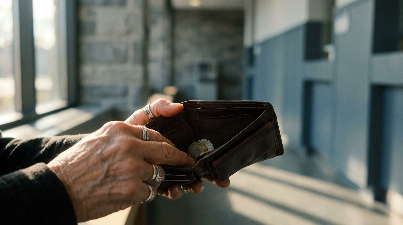 a moment of financial contemplation