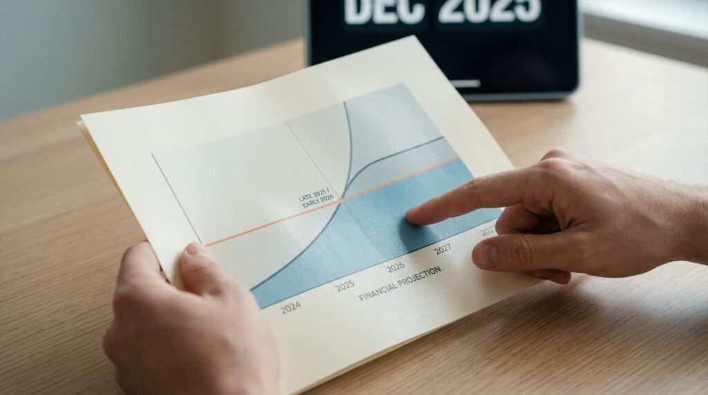 financial projection reaching the limit
