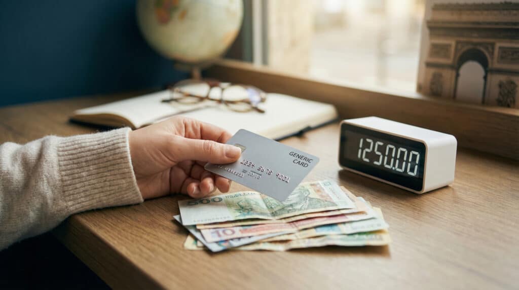 travel smart card currency and calculations