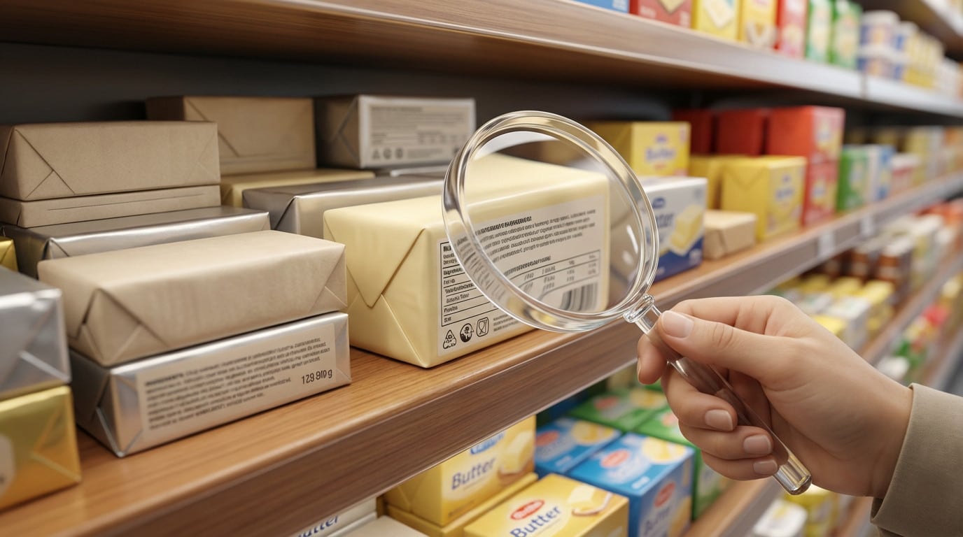 careful consumer scrutiny of butter label