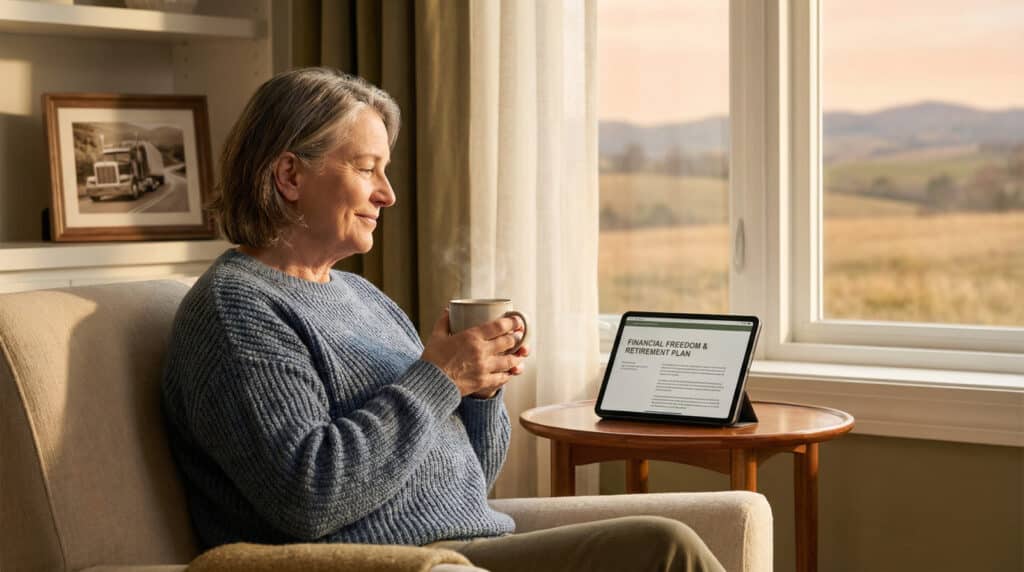 serene retirement reflecting on a life well lived