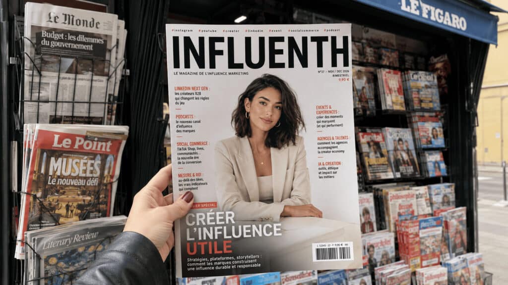 magazine influenth papier