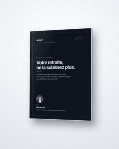 Couverture du guide de la retraite ADCF